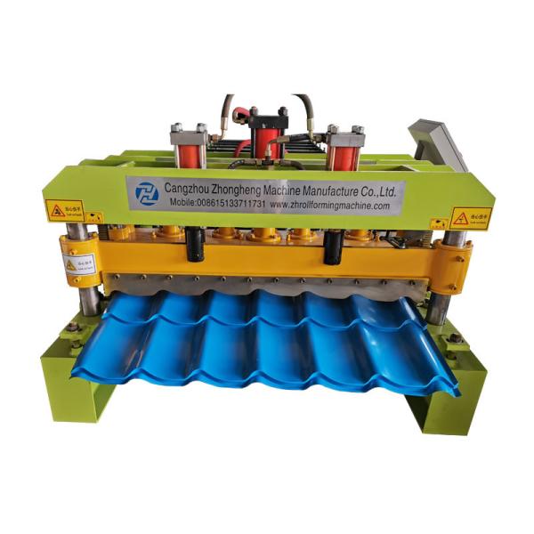 1100 Arc glazed tile roll forming machine roof tile making machine for 1250mm material