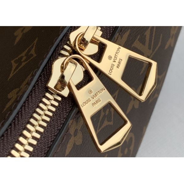 Ladies Odeon Chain 27cm Single Strap Shoulder Handbags Brown