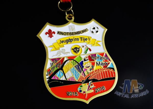 Fashionable Design Enamel Medals 3d Medals 12 Colors And Gold Plating
