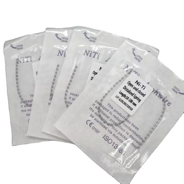 Niti Distalizing Spring Orthodontic Dental Archwire 0.010 0.012 Inch 180mm Nickel Titanium Molar Distalization Spring