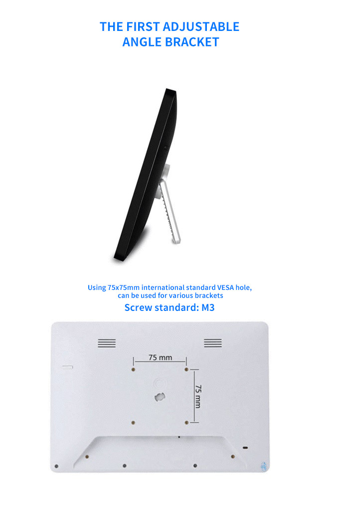 WIFI RJ45 RAM 2GB ПК на стене / 12 дюймовый планшет Android