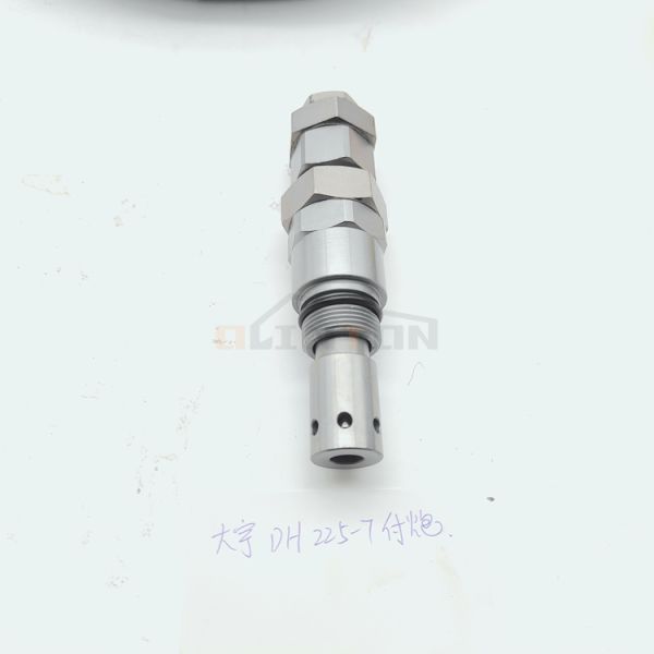 Valve de soulagement pour les pièces hydrauliques des excavatrices pour les travaux de construction Daewoo DH225-7