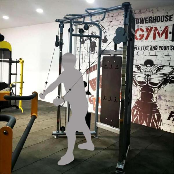 Équipement d'entraînement sportif Poitrine Fly Back Extension Squat Power Rack Smith Cable Crossover Multifonctionnel Trainer