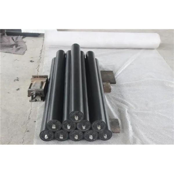High Performance Black UHMWPE Plastic Carring Conveyor Return Idler Rollers
