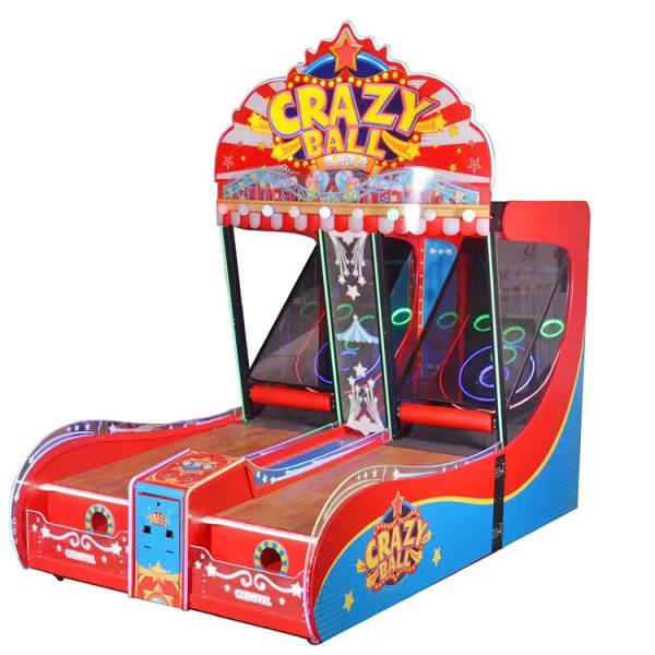 Dreamland original dream crazy rolling ball arcade machine coin operated double players ticket games machine for sale