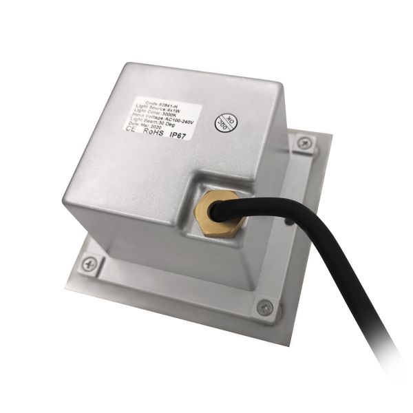 12V DC Floor Step LED Outdoor Underground Light IP67 Buried 3W 4W 8W