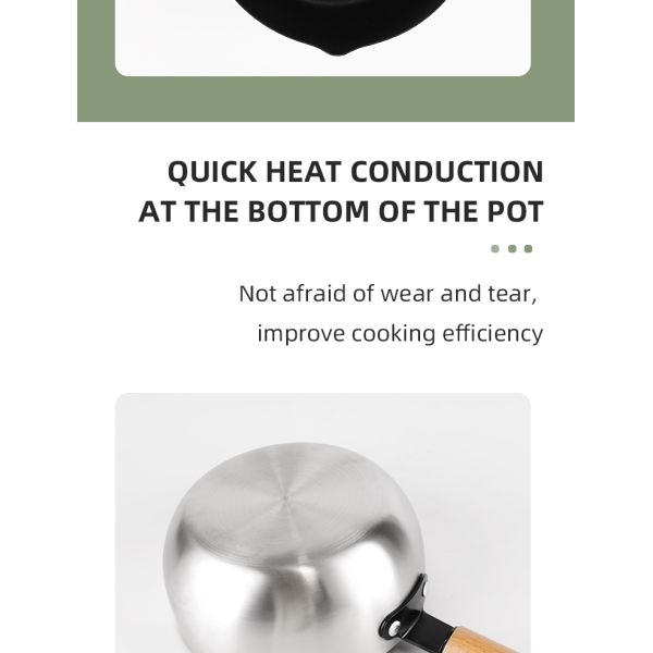 Лоток соуса нержавеющей стали ручки Nonstick японского лотка соуса одиночный