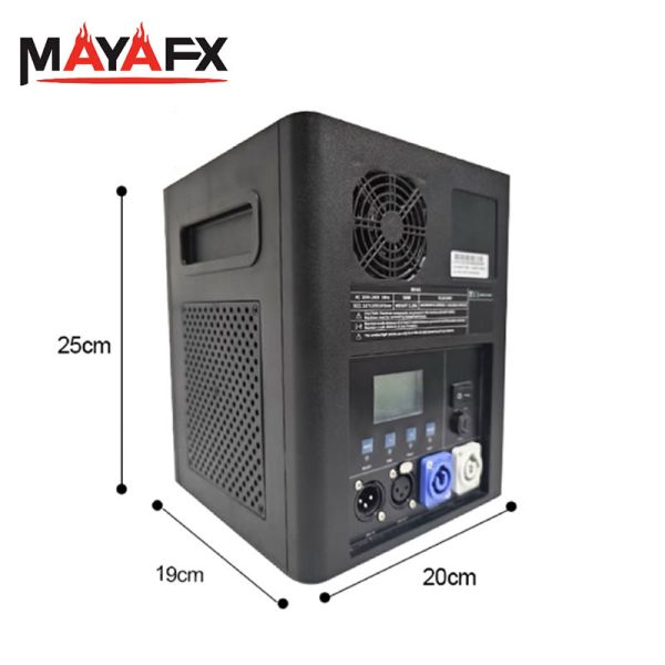 Sparkler Flash Fountain Waterfall Confetti Machine with DMX512 Control 2-5m Spray Height and Eco-Friendly Metal Powder for Stage Performances
