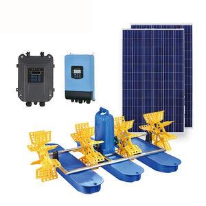 48v 25m3/H Solar Powered Surface Aerator Lake 4 Paddle Wheel 1 Acre Pond Aerator