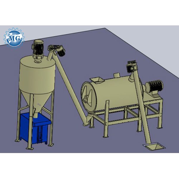 Low Investment 3-4T/H Easy Operating Simple Dry Mortar Mixing Plant Manufacturing