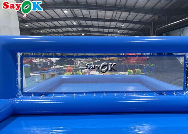 Jogo de flutuação multifuncional hermético inflável interativo adulto da corte de voleibol da água