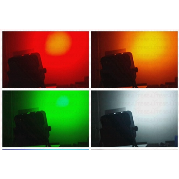 Indoor White Body Wireless LED Par Lights 50-60Hz 100000 Hrs Lamp Life