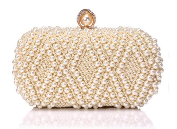 Cross-border new pearl dinner bag European and American lady banquet bag celebrity dress evening bag