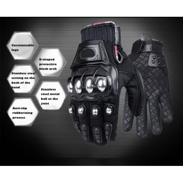 Охотящся трудная костяшка тактические перчатки впрыскивают отлитый в форму подковообразный логотип блока Принтабле