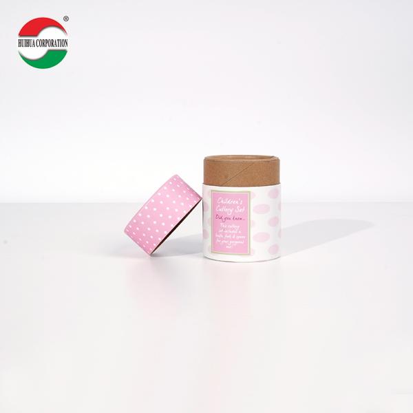 Tube saupoudreur à épices en papier kraft avec doublure en feuille d'aluminium