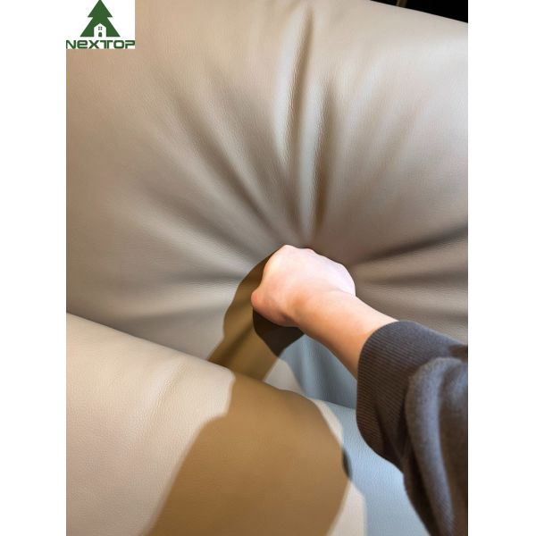 Combinação verde de couro Sofa High Density para a sala de visitas