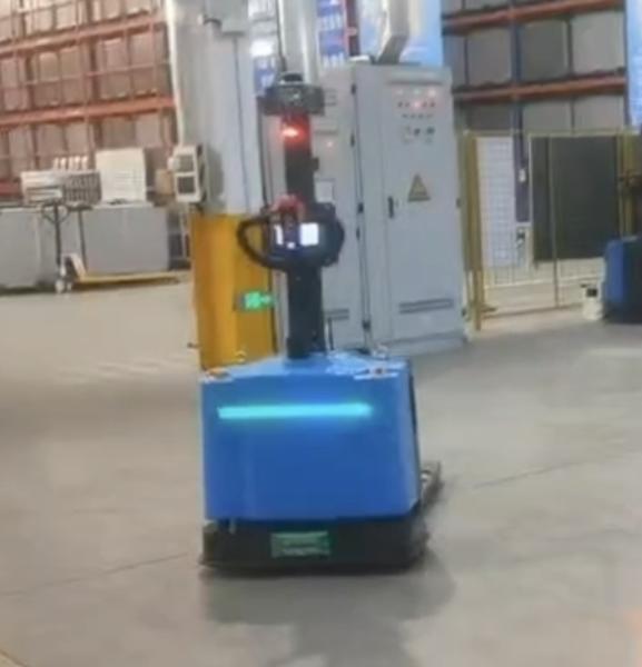 PAD Dockable Driverless Guided Vehicle With Industrial Call Button And CE Certificate