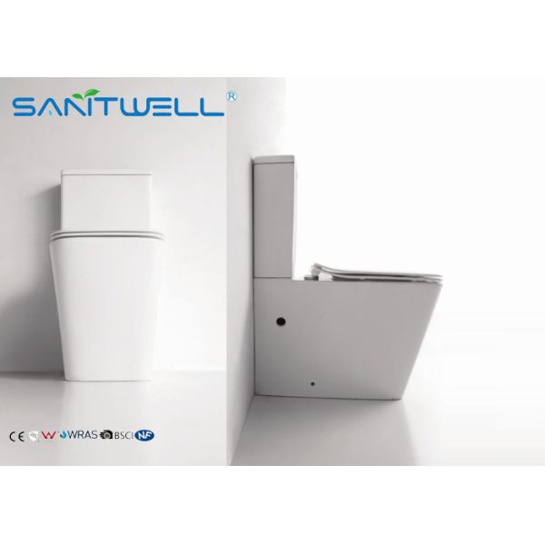 Mobile public floor standing close coupled wc washdown toilet