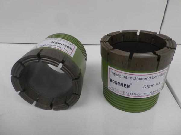 HX NX BX Diamond Core Drill Bits For Double Tube Core Barrel Exploration Core Drilling