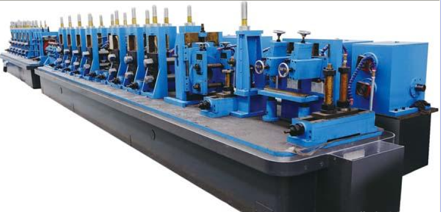 El rollo soldado con autógena acero galvanizado del tubo que formaba la mosca de la máquina consideró cortar el sistema de control del PLC