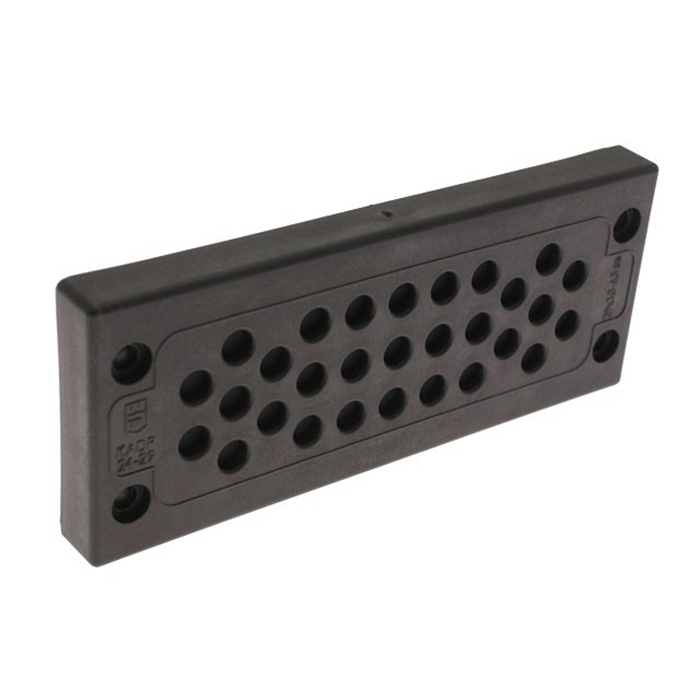 PC PA Cable Entry Plate Wheel Barrow Custom Plastic Parts Fabrication