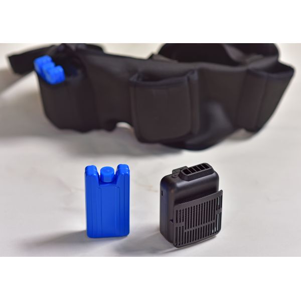 DOT Pattern Cloth Cooling Vest with Multifunctional Four Pockets and Cooling