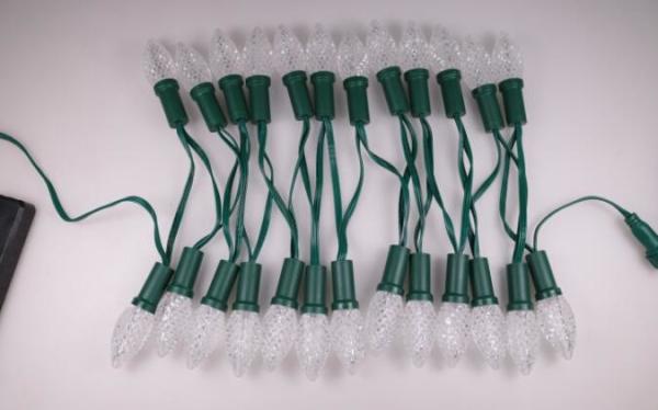 C9 rgb 12v led bulbs string color changing led christmas light