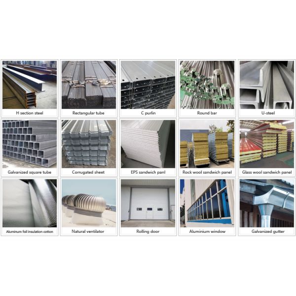 Customizable Prefabricated Steel Structure Fast Construction For Industrial Buildings