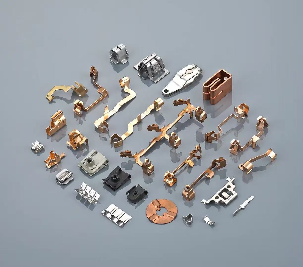 Processing of metal stamping parts