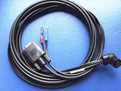 30945 Gps Power Cable , Black Trimble Data Cable For Dsm232 Dgps Receiver