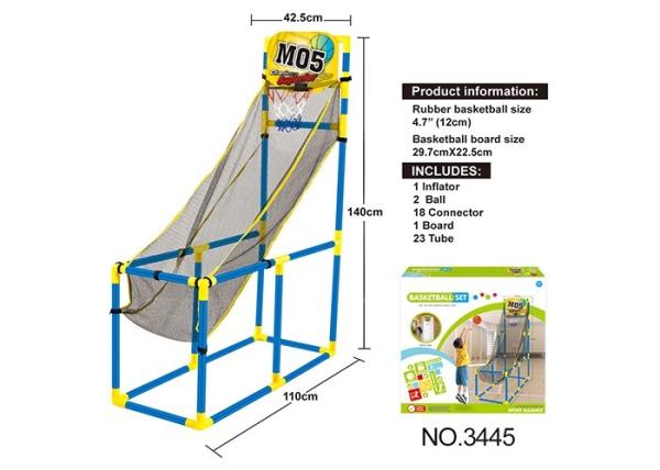 Playing Portable Kids Sports Toys Plastic Indoor Basketball Hoop With Stand