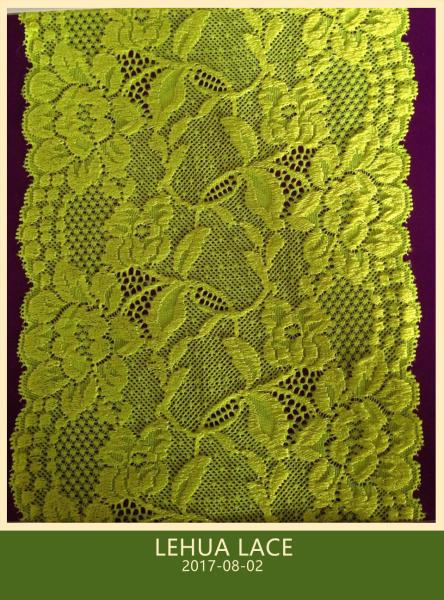 Hot Selling and nice quality Nylon Spandex Stretchy Brazil Lace from China