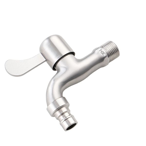Bibcock Stainless Steel Water Tap 1 2 Washing Machine Ceramic