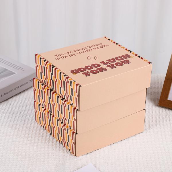 Printed Corrugated Paper Box, Corrugated Custom Clothing Packaging Express Airplane Box Thickened