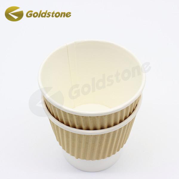 Custom Design Ripple Wall Paper Cup Environmentally Friendly  Ripple Wall Coffee Cups