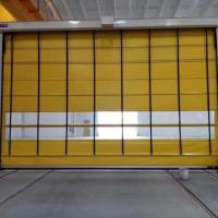 Tela automática 2m/S do Pvc que empilha portas rápidas do rolo
