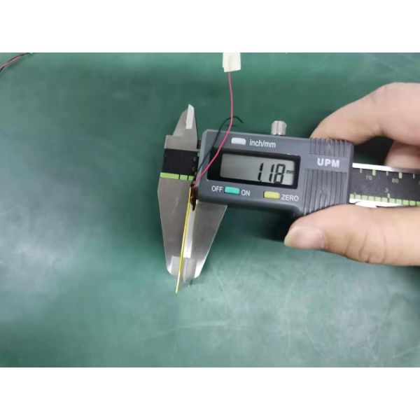 1mm Ultra Thin Lipo Battery 013040 3.7v 70mah 80mah Lithium Polymer Battery For Gift Card