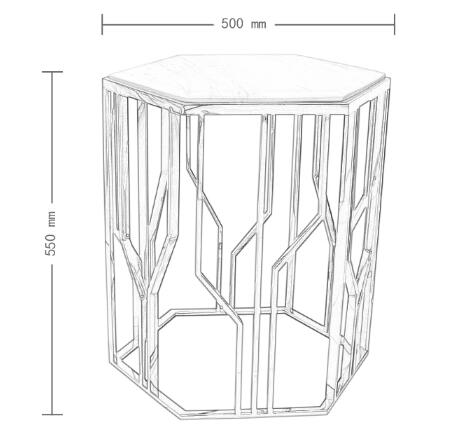 Professional Custom Black Glass Top End Tables Hospitality Case Goods W50 * H55CM