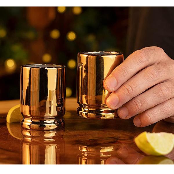 Original 50 Caliber Shot Glasses Bullet Casings Acrylic Shot Glasses