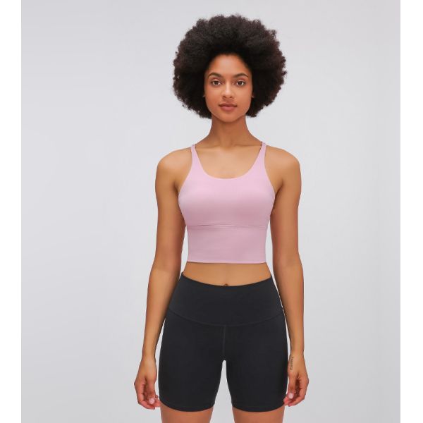 2021 popular Criss Cross Back  Yoga top Women'S  activewear Sports Fitness Bra