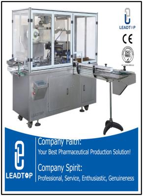 Máquina de envolvimento automatizada Tri dimensional dos cosméticos da máquina de empacotamento do celofane