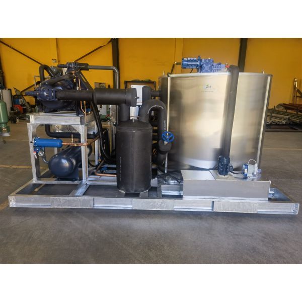 Ecoice 20 ton industrial ice flake making machine flake ice machine Ice Plant Made of Stainless Steel 304 for Seafood