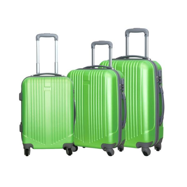 Carry On Trolley Luggage Set 4 Wheels , ABS Business Travel Luggage Set