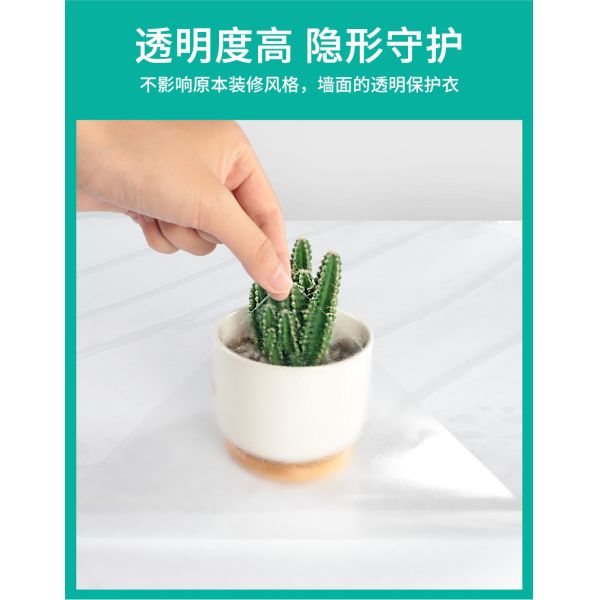 Modern Design Style Transparent Protective Film for Interior House Decor and Wall Decoration