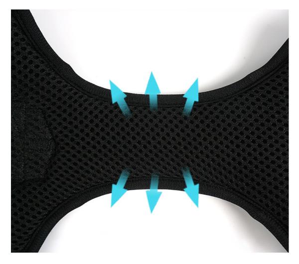 Waterproof Hi Vis Harness For Dogs LED Light Up Dog Harness XS-XL