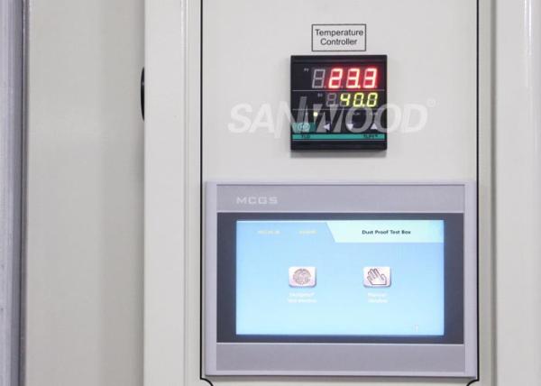 PLC Touch Screen Sand And Dust Chamber 2m/S Airflow Dust Ingress Protection