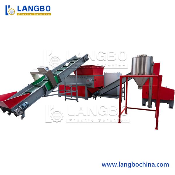 Plastic Shredder Machine For PE/PP Material Processing And Large Volume Waste Recycling