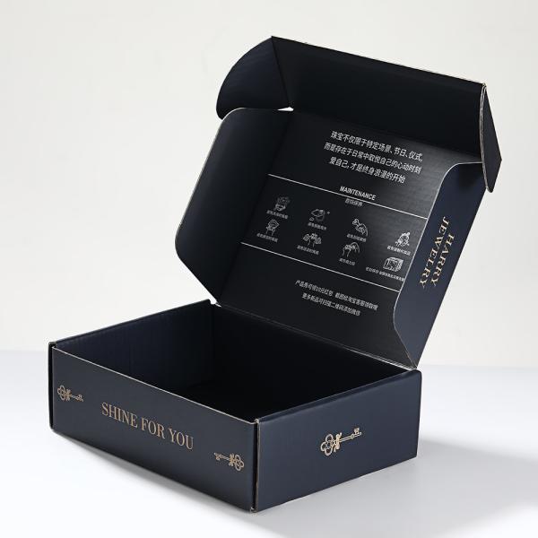 Premium Thick Gift Box Customizable Apparel Mailer Box with Printing Hot Stamping UV
