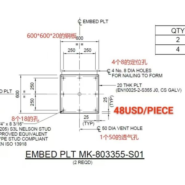 GB Углеродистая сталь оцинкованные стальные основополагающие плиты