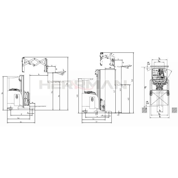 Достигаемость 1000kgs управлением 1070x100mm AC Scissor платформа грузоподъемника подъема